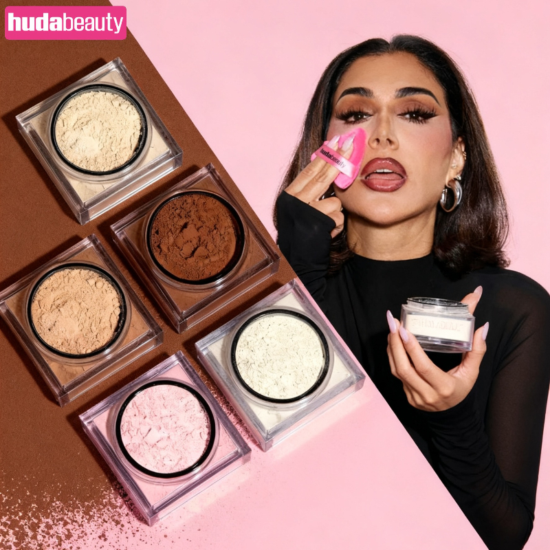 Huda Beauty Makeup Set - Original Easy Bake Blurring Loose Baking