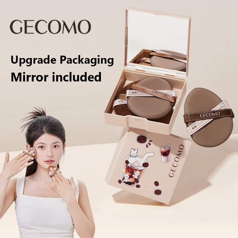 Beauty Makeup Artist - GECOMO Two-pack Powder Puff Set Box