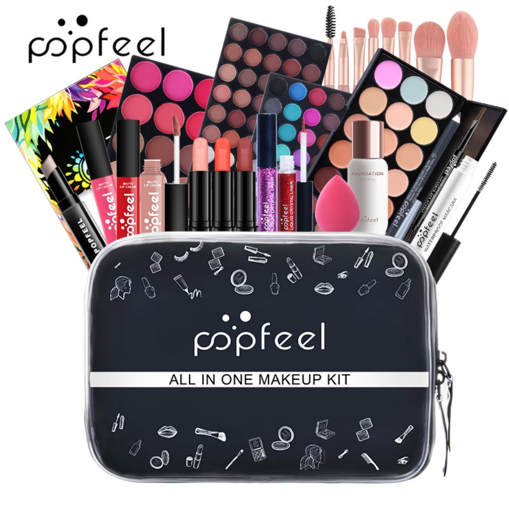 Huda Beauty Makeup Set - POPFEEL All-in-One Makeup Kit, 3 Set