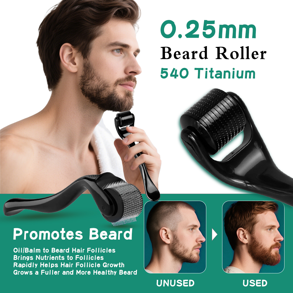 Beauty Makeup Face - 0.2/0.25/0.3mm Derma Roller for Skin Beard