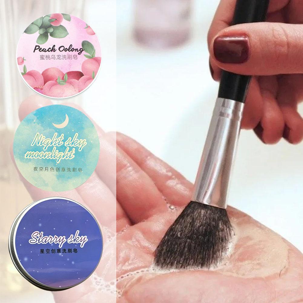 Beauty Makeup Egg - Brush cleaning soap beauty egg powder
