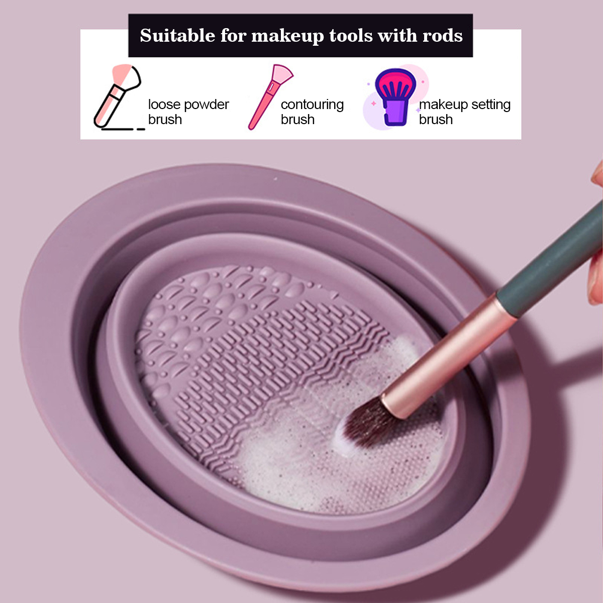 Silicone Makeup Brush Cleaning – Beauty Home Makeup recenzja i cena