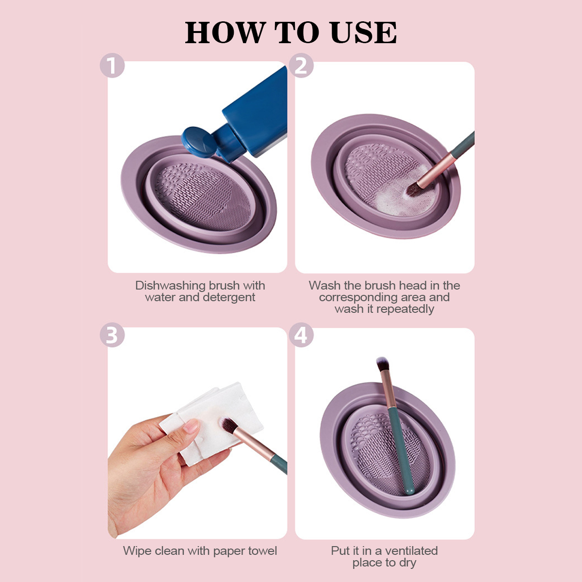 Silicone Makeup Brush Cleaning – Beauty Home Makeup recenzja i cena