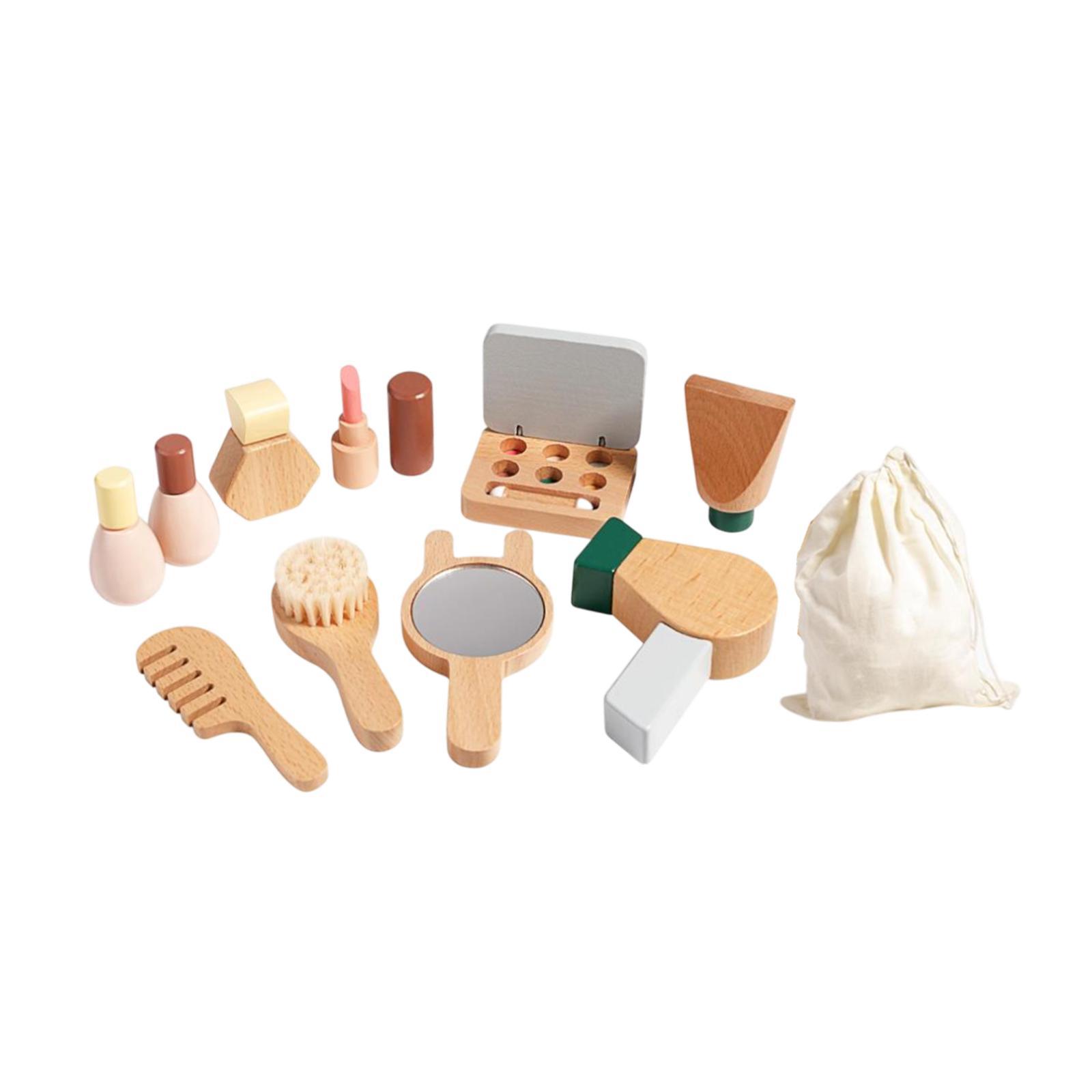 Wooden Makeup Toy Set for Kids – Beauty Makeup Gift Sets recenzja i cena