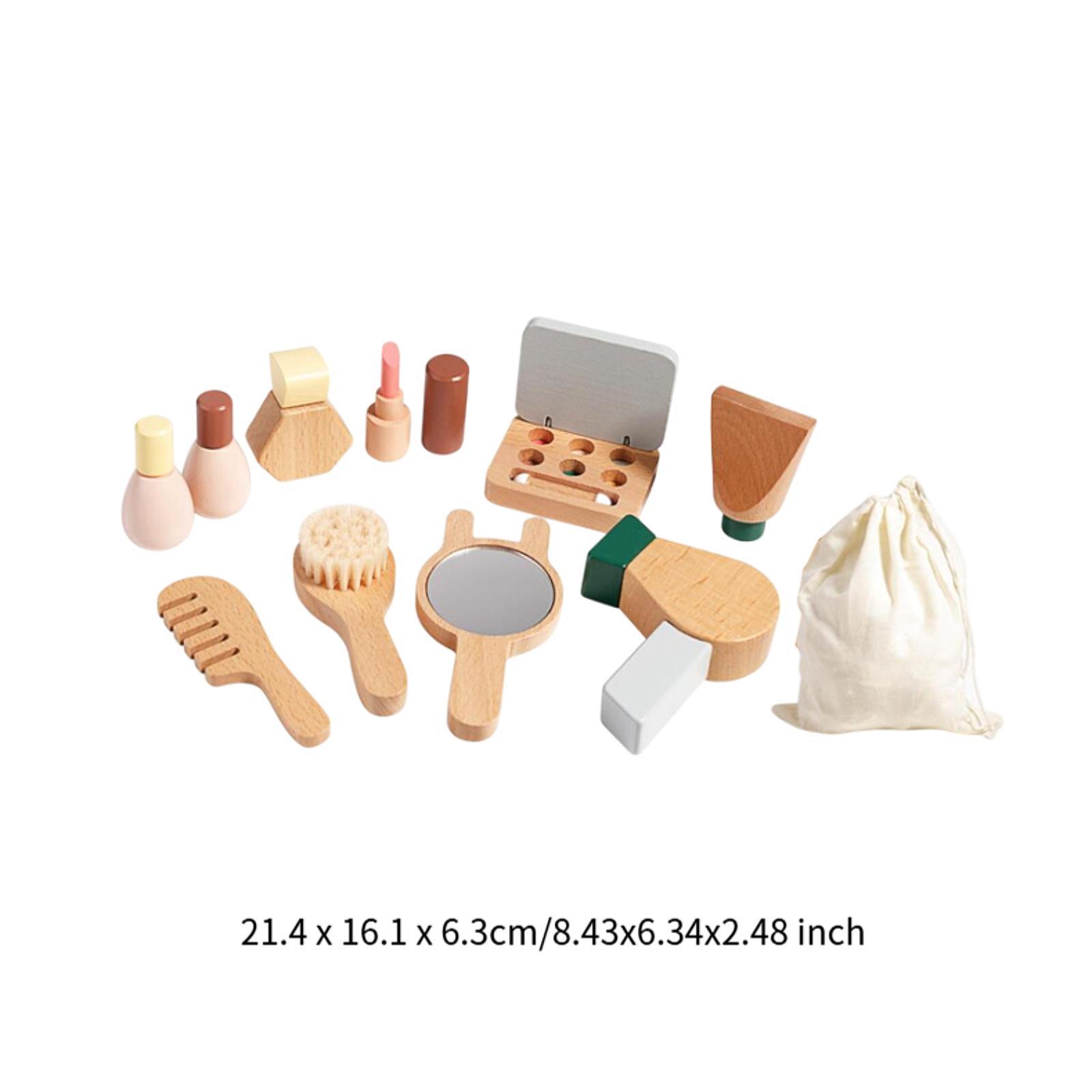 Wooden Makeup Toy Set for Kids – Beauty Makeup Gift Sets recenzja i cena