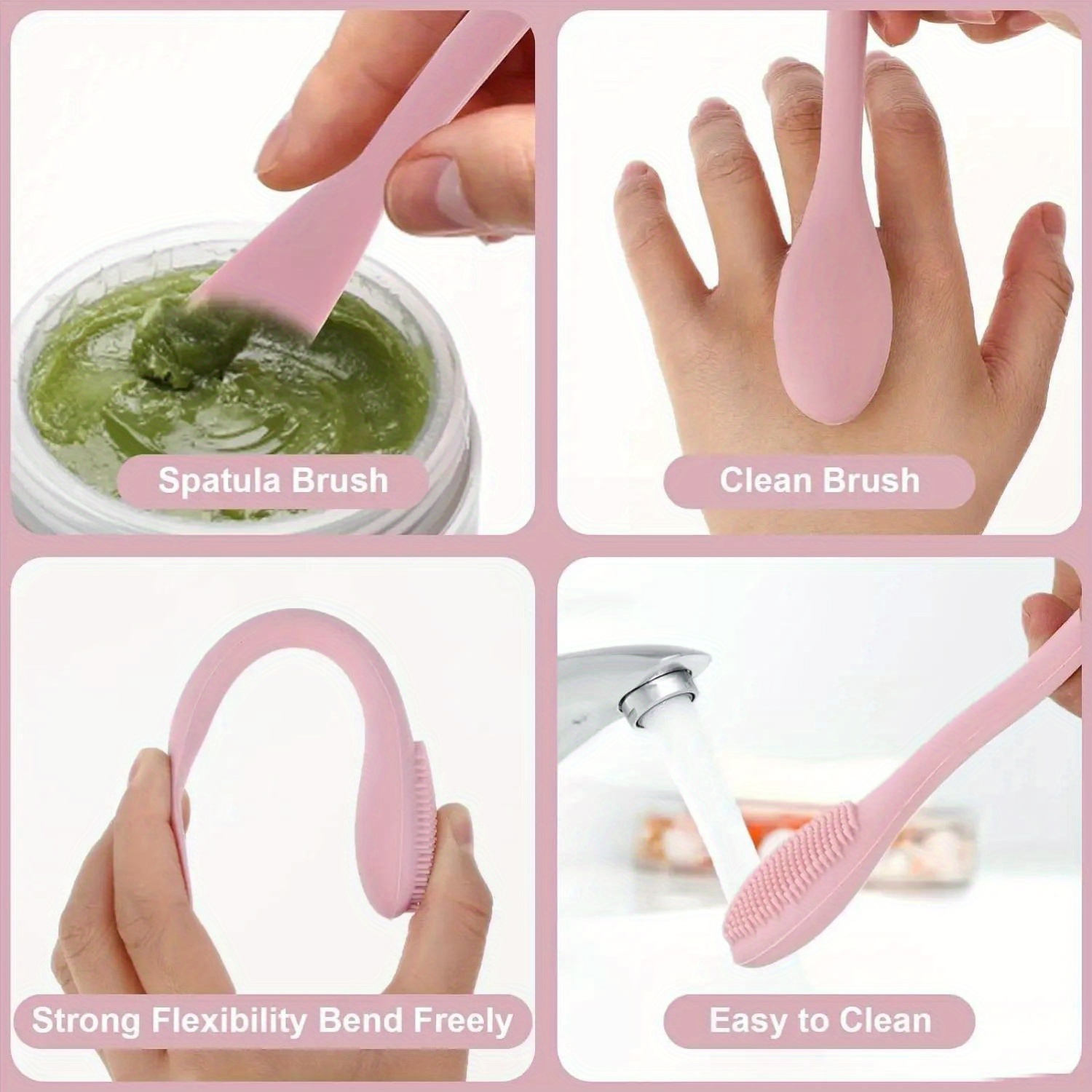 Double Head Facial Mask Brush  – Beauty Makeup Artist recenzja i cena