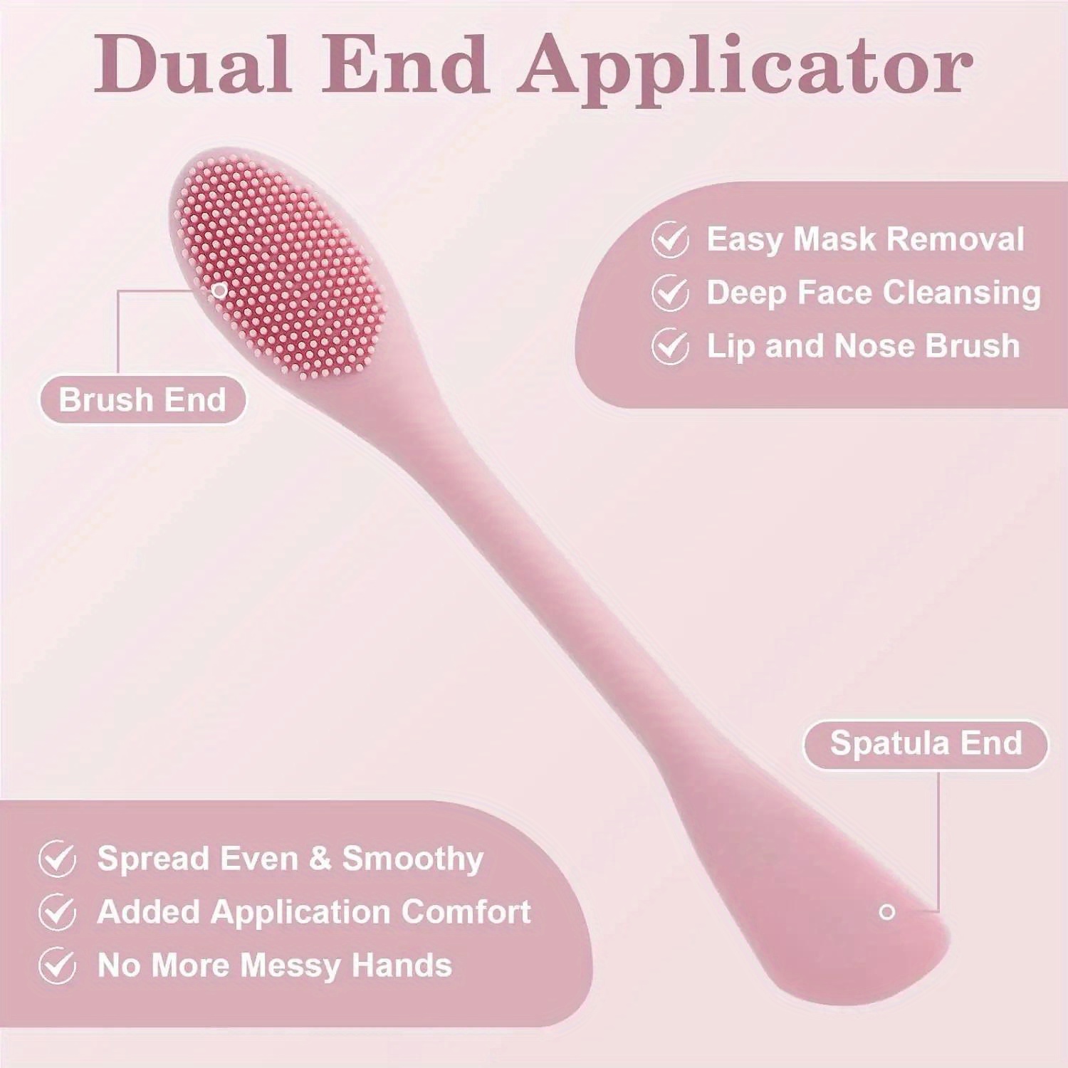 Double Head Facial Mask Brush  – Beauty Makeup Artist recenzja i cena