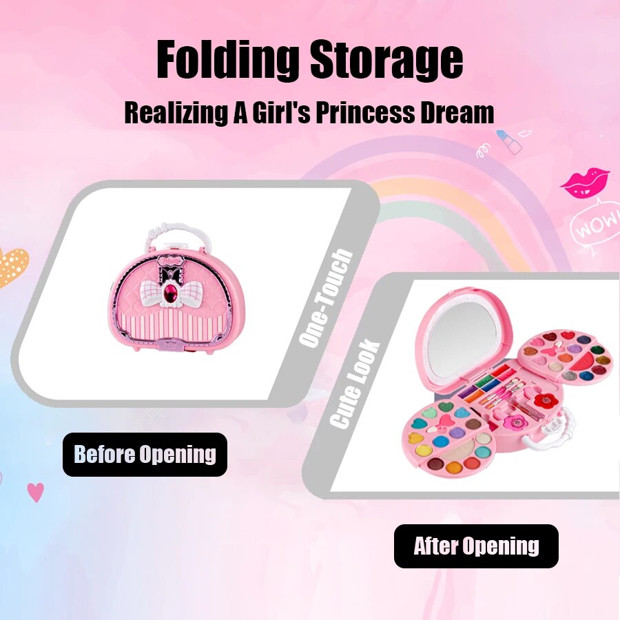 Kids Beauty Toys Makeup Kit Li – Beauty Makeup Gift Sets recenzja i cena