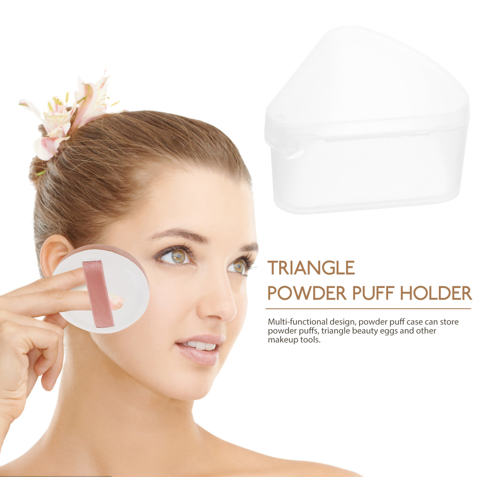 6Pcs Triangle Powder Puff Case – Beauty Makeup Egg recenzja i cena