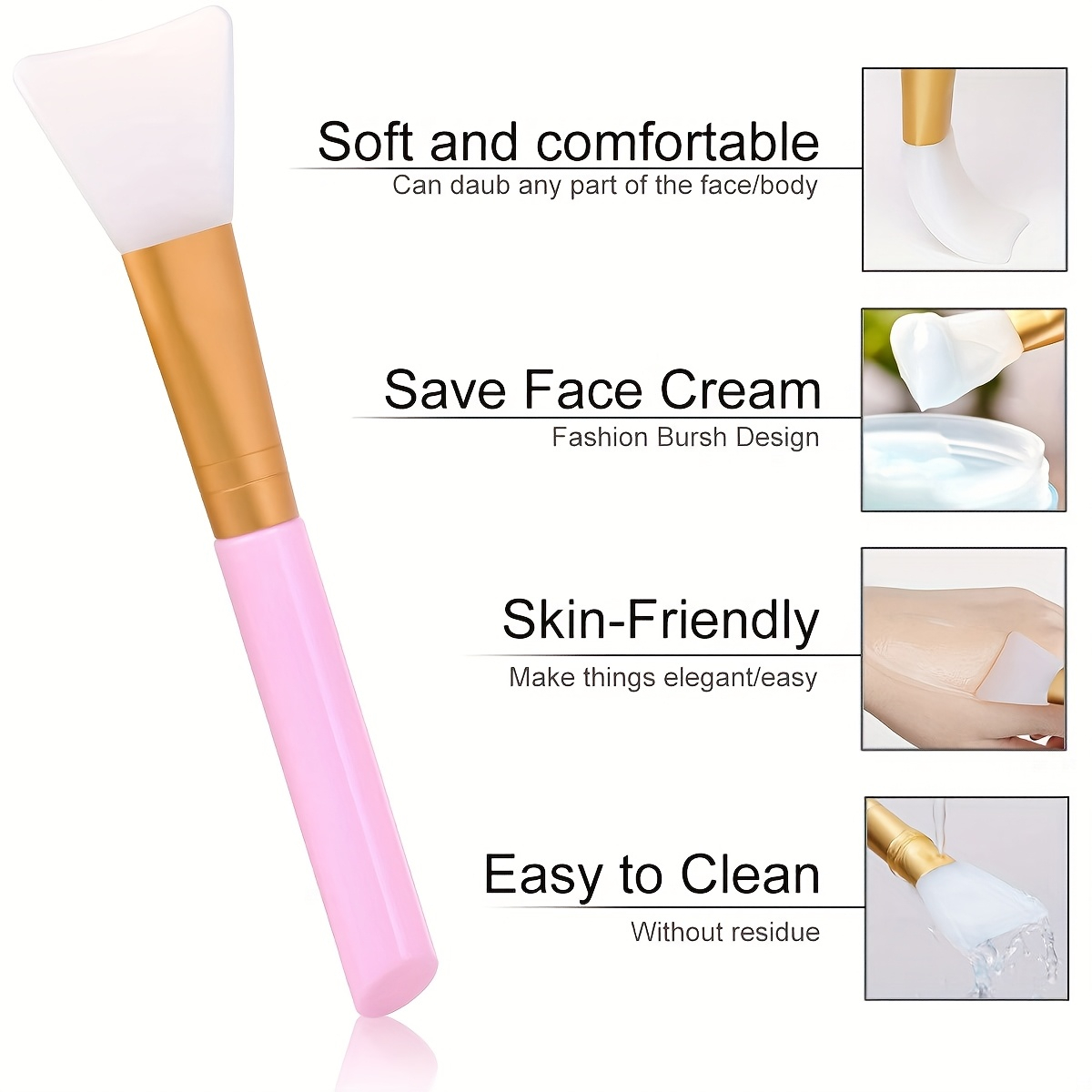 [Soft Silicone Mask Brushes] 5 – Beauty Makeup Face recenzja i cena