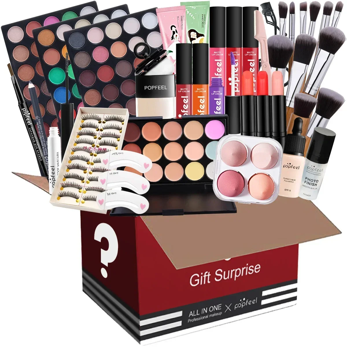 POPFEEL All-in-One Makeup Kit  – Huda Beauty Makeup Set recenzja i cena
