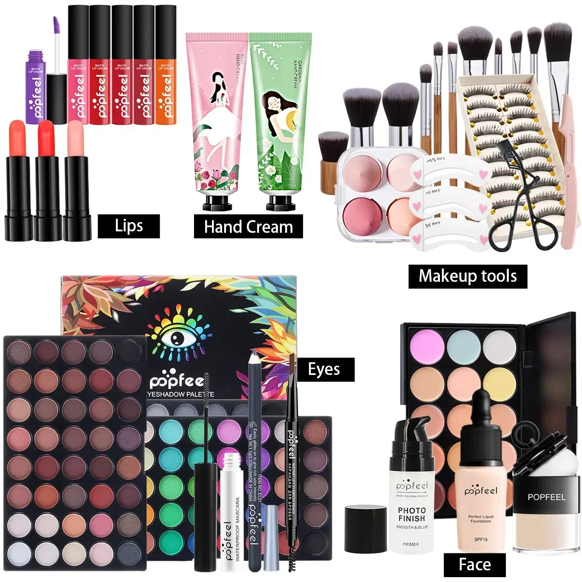 POPFEEL All-in-One Makeup Kit  – Huda Beauty Makeup Set recenzja i cena