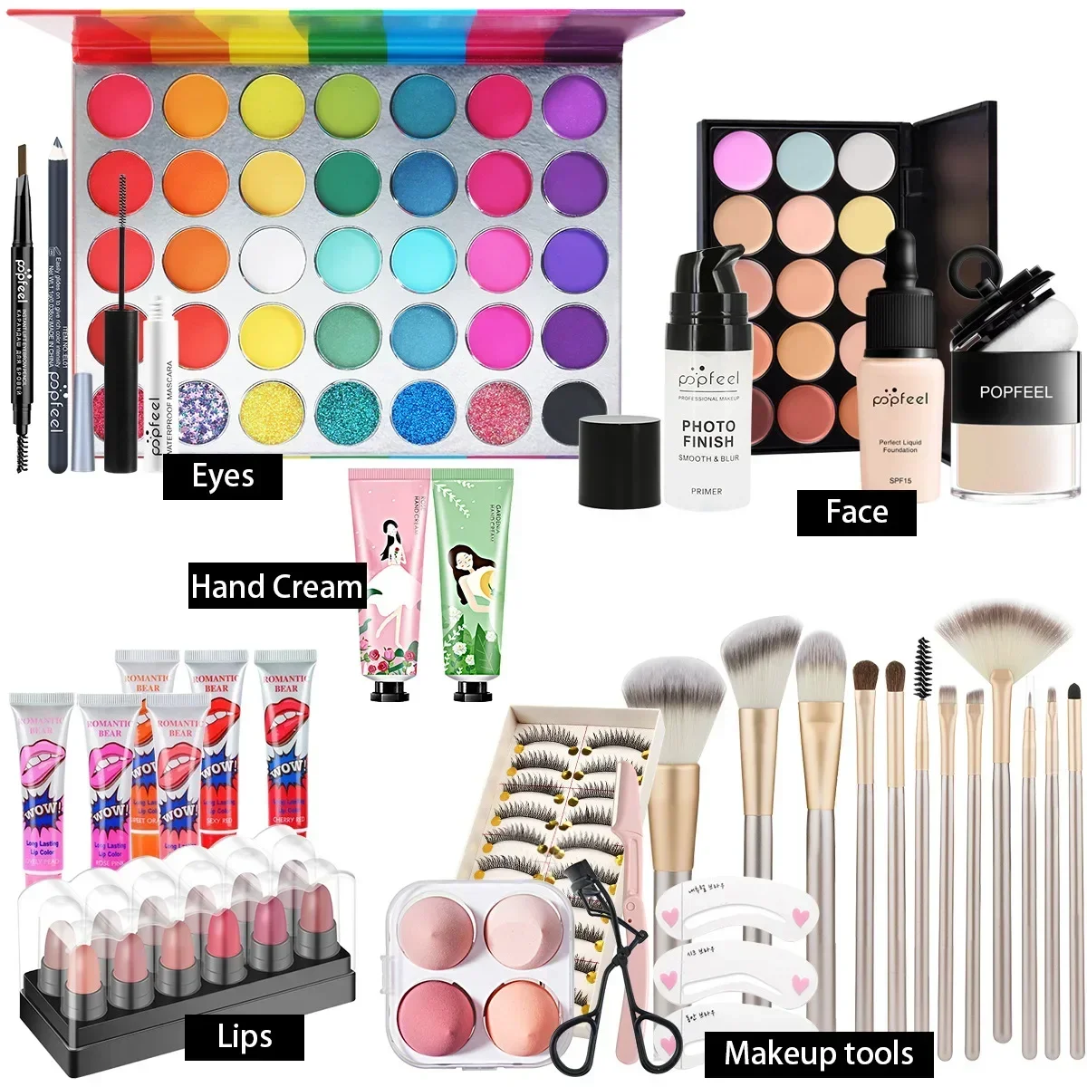 POPFEEL All-in-One Makeup Kit  – Huda Beauty Makeup Set recenzja i cena