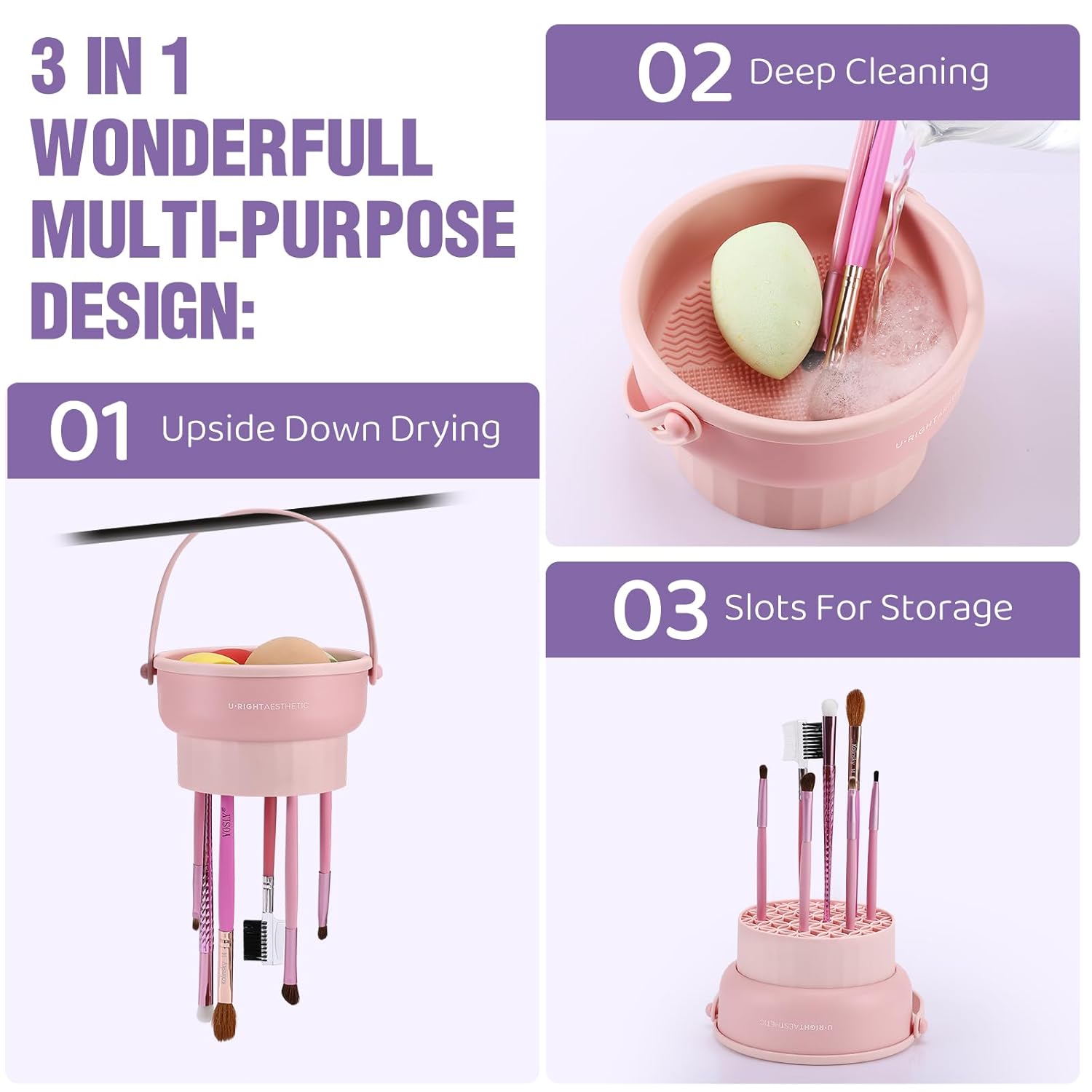 Makeup Brush Cleaning Bowl Bea – Beauty Makeup Egg recenzja i cena