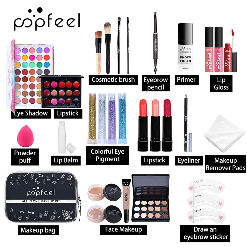 Make Up Sets Eyeshadow Lipstic – Huda Beauty Makeup Set recenzja i cena