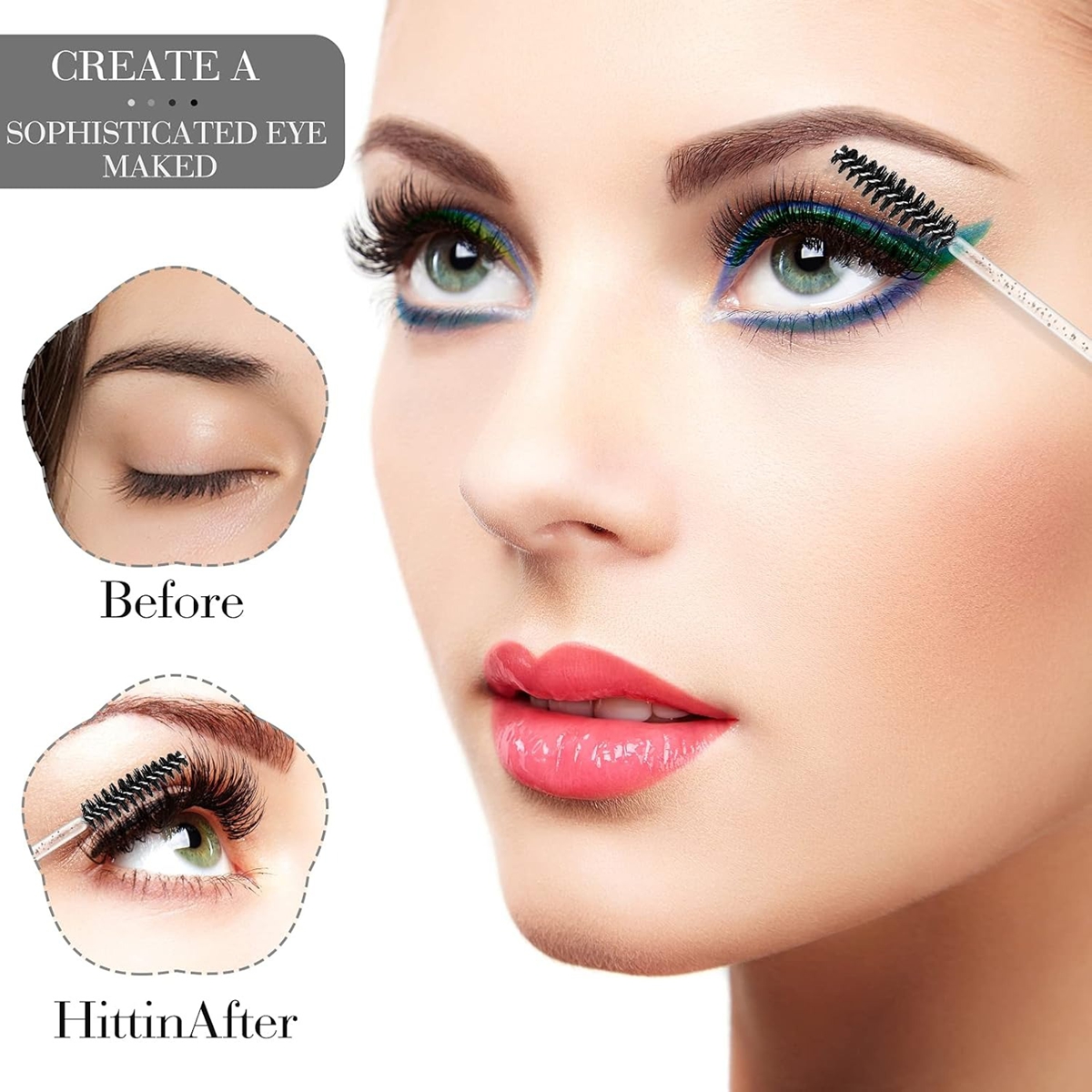 100 pcs Disposable Eyelash Mas – Beauty Home Makeup recenzja i cena