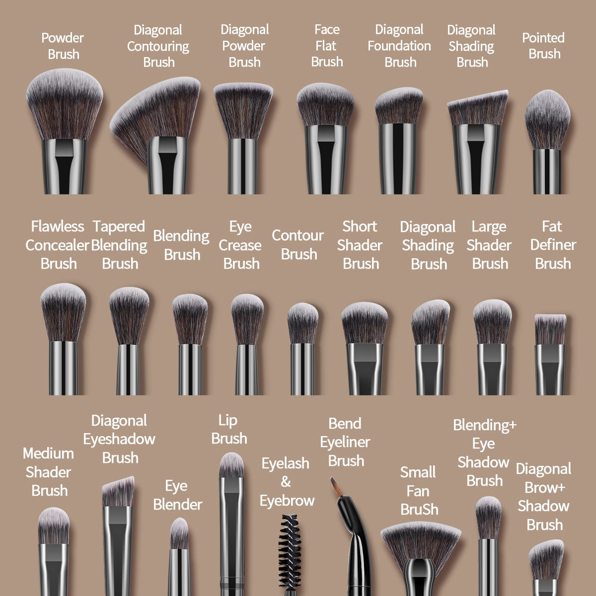 MAANGE 25Pcs Professional Gift – Beauty Makeup Gift Sets recenzja i cena
