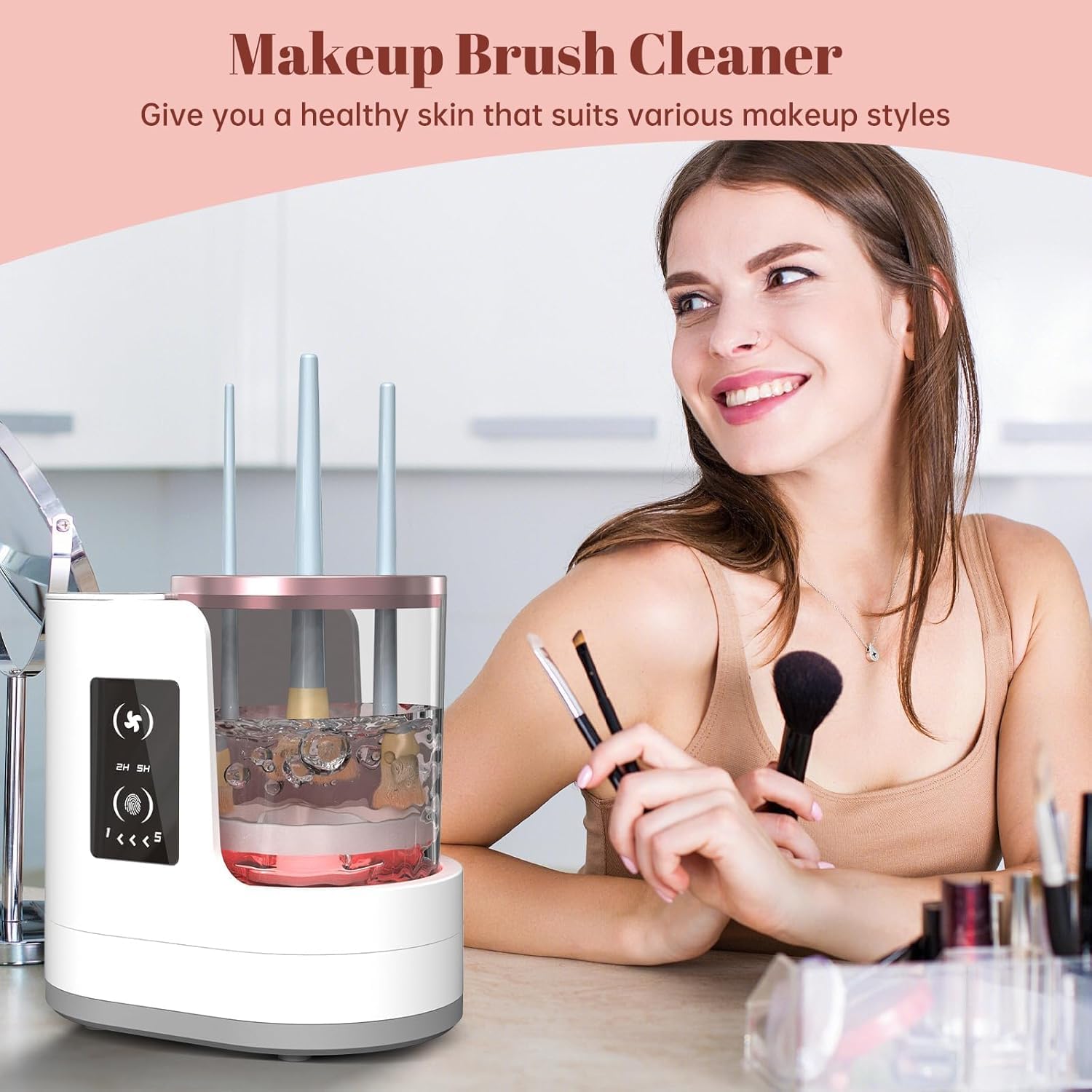 Automatic Rotating Makeup Brus – Beauty Home Makeup recenzja i cena