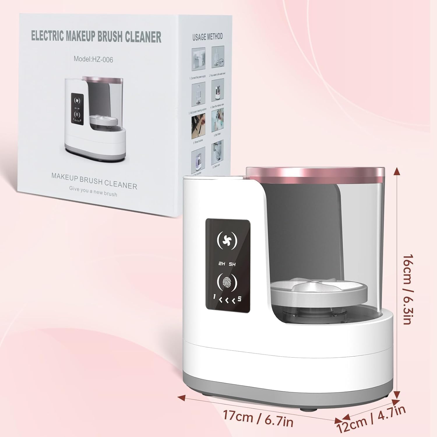 Automatic Rotating Makeup Brus – Beauty Home Makeup recenzja i cena