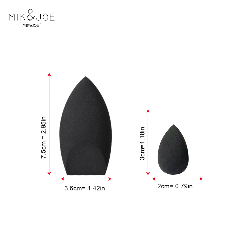 2pcs Black Beauty Sponge Egg - – Beauty Makeup Egg recenzja i cena