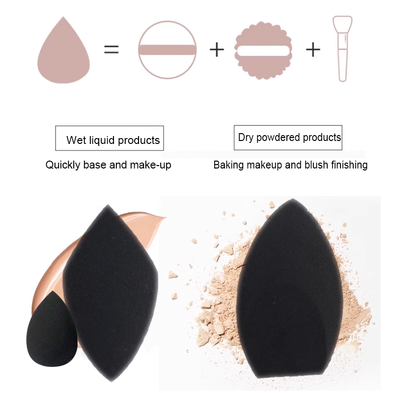 2pcs Black Beauty Sponge Egg - – Beauty Makeup Egg recenzja i cena