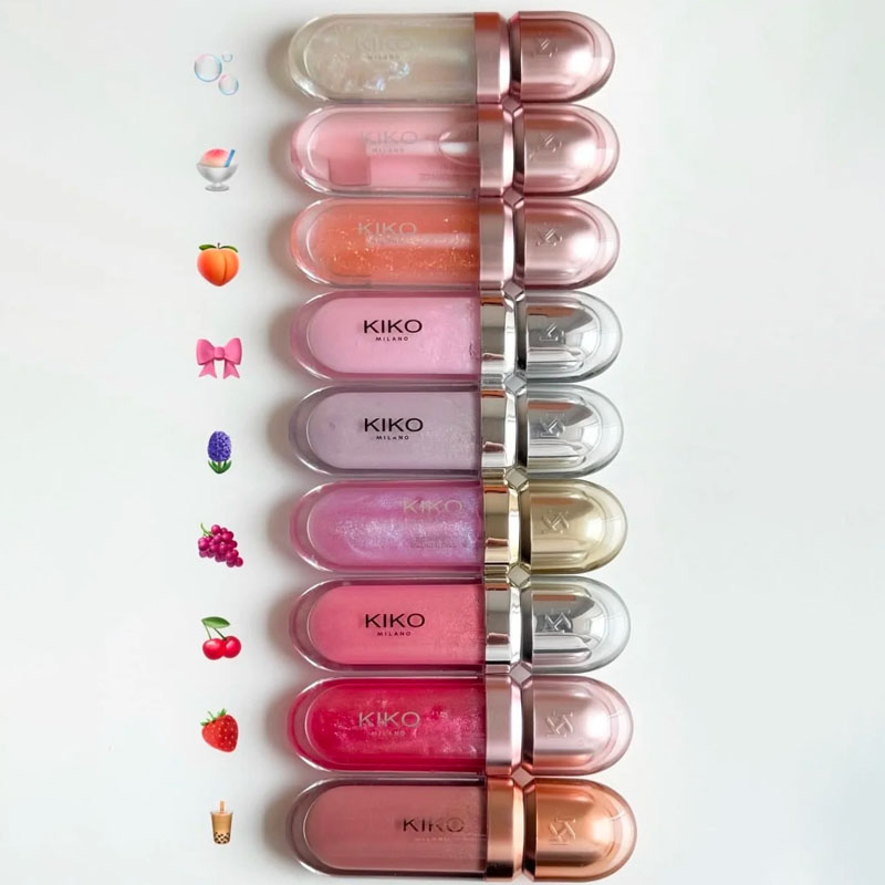 KIKO 3D Liquid Lip Glaze Trans – Huda Beauty Makeup Set recenzja i cena