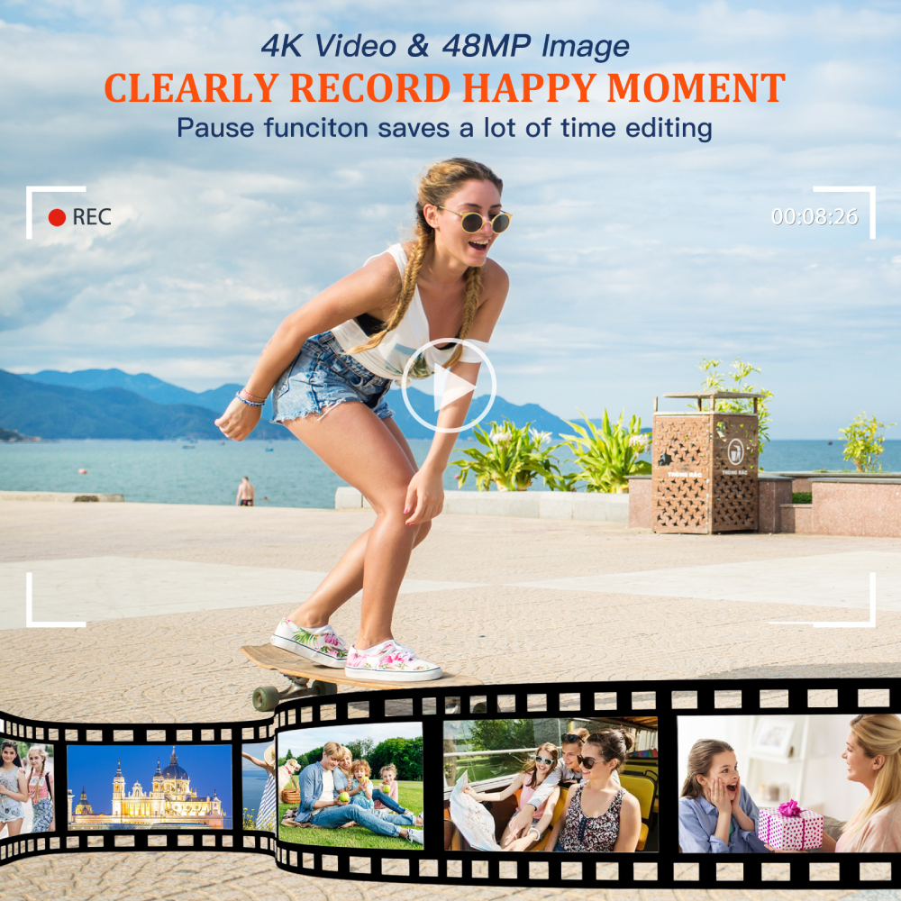 4K Digital Camera Auto Focus 4 – Beauty Makeup Youtube recenzja i cena