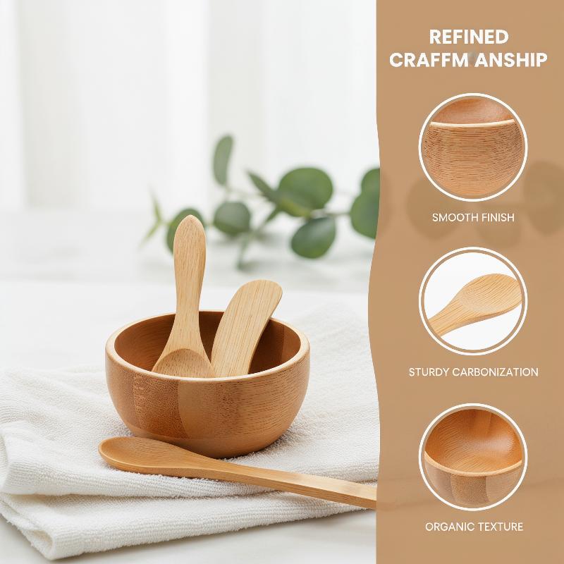3pcs Mini Size Bamboo Diy Face – Beauty Makeup Face recenzja i cena