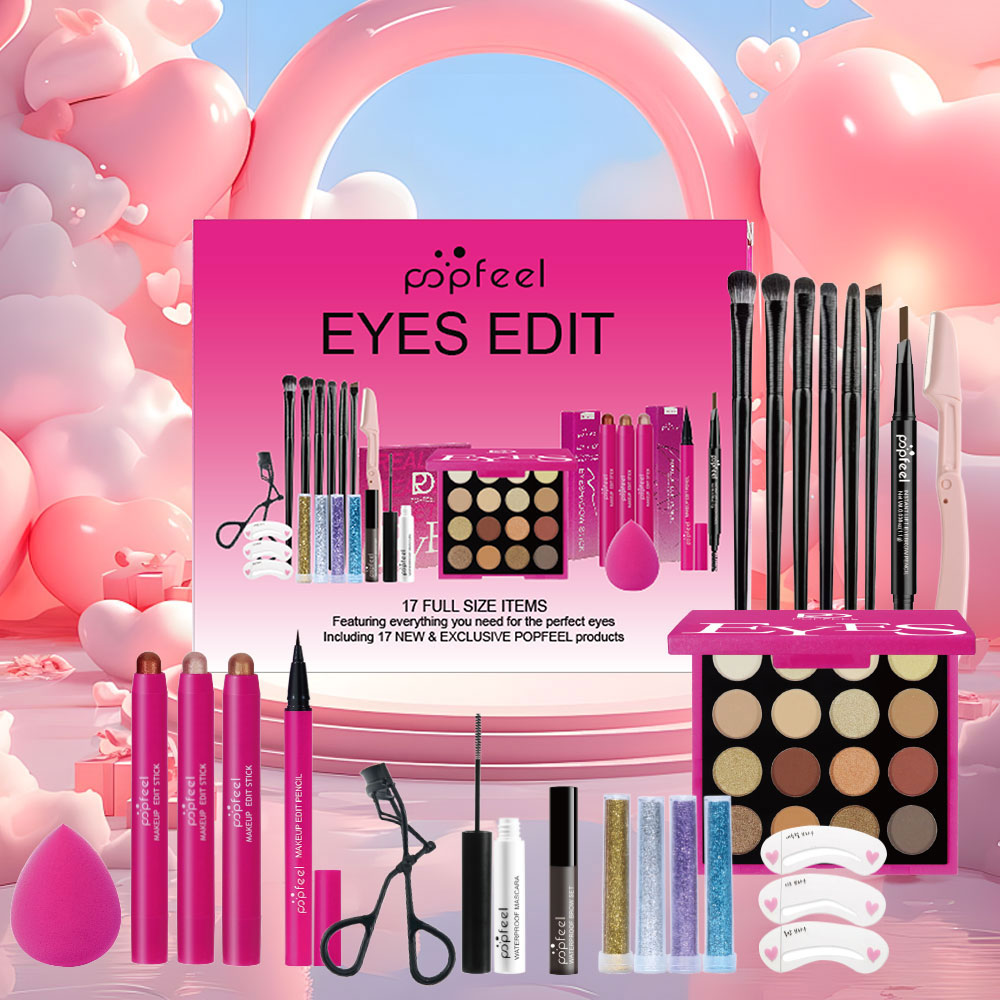 POPFEEL 22-Piece Eye Makeup Se – Huda Beauty Makeup Set recenzja i cena