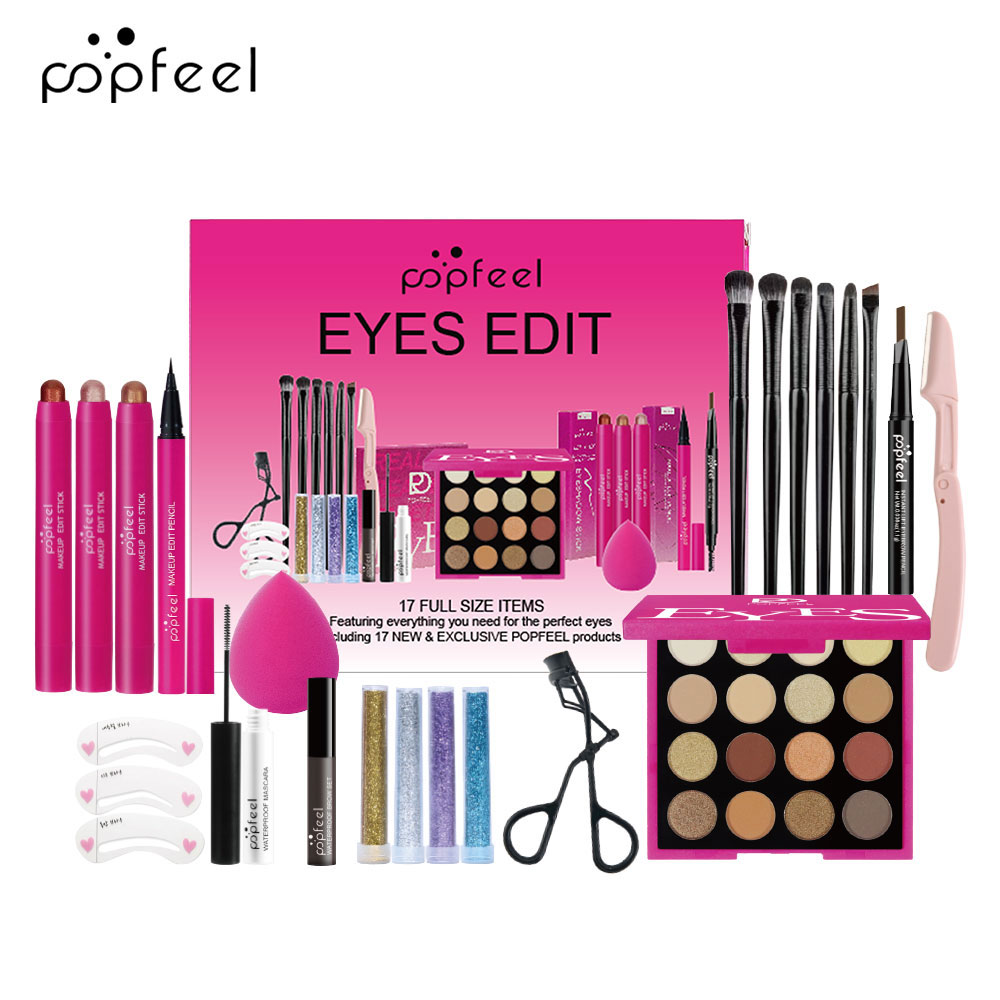 POPFEEL 22-Piece Eye Makeup Se – Huda Beauty Makeup Set recenzja i cena