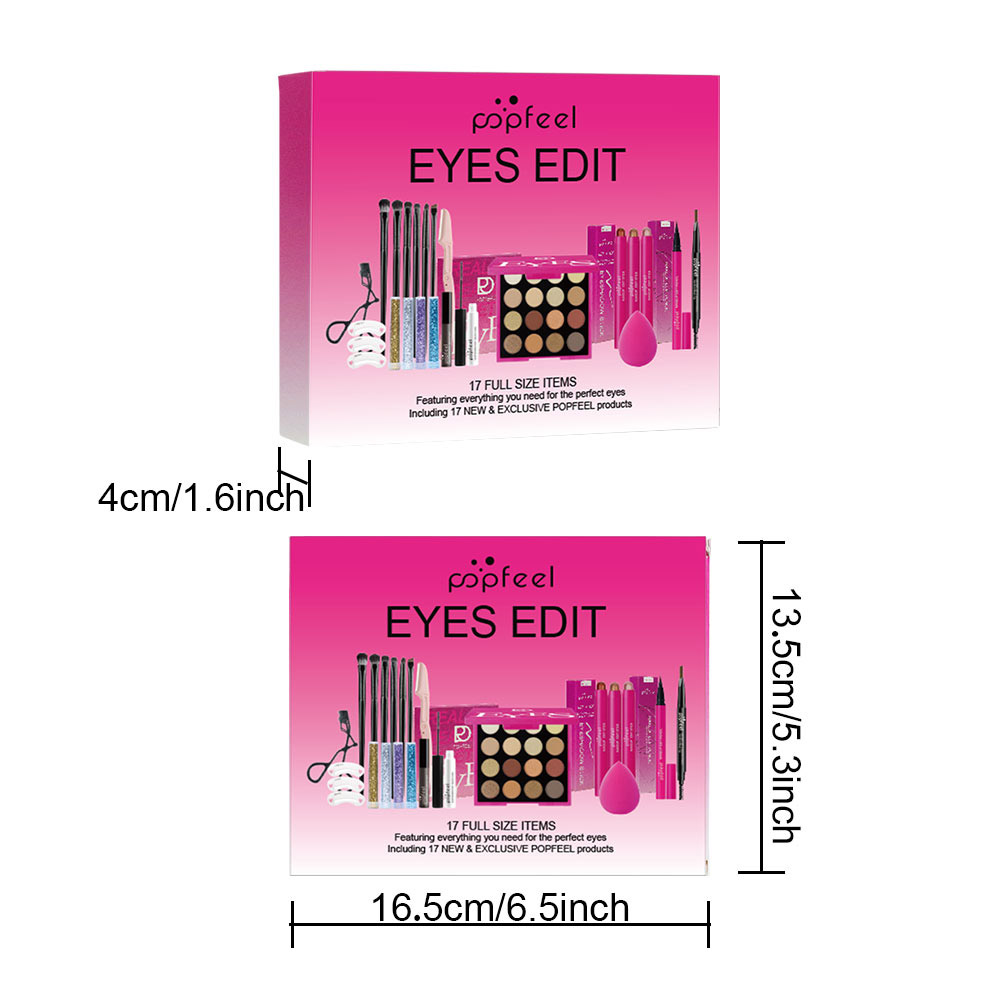 POPFEEL 22-Piece Eye Makeup Se – Huda Beauty Makeup Set recenzja i cena