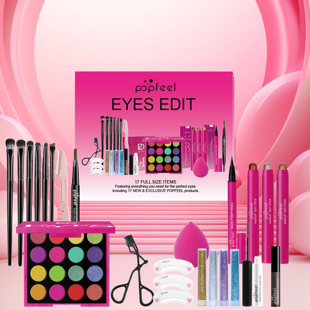 POPFEEL 22-Piece Eye Makeup Se – Huda Beauty Makeup Set recenzja i cena
